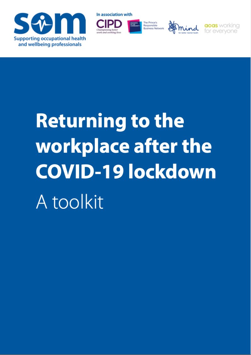 Returning To The Workplace After The Covid-19 Lockdown - Toolkit