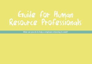Igloo Guide For Returning To Work Following Mental Ill-Health: Guide For HR Professionals